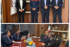 دیدار مدیر شعب بانک مسکن استان با مدیرعامل شرکت فولاد اکسین خوزستان